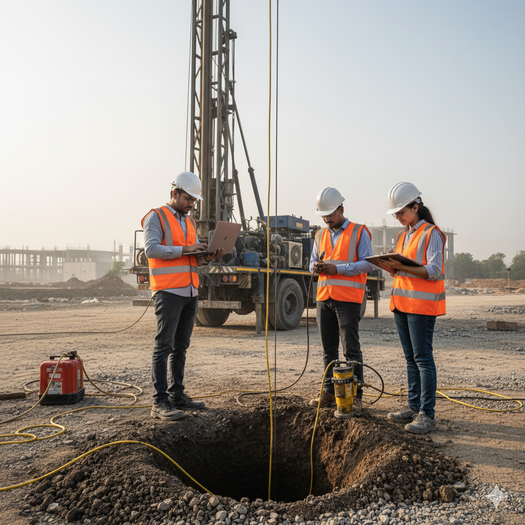 Seismic Down Hole Test